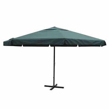 vidaXL Parasol Samos 500 cm aluminium groen, Verzenden