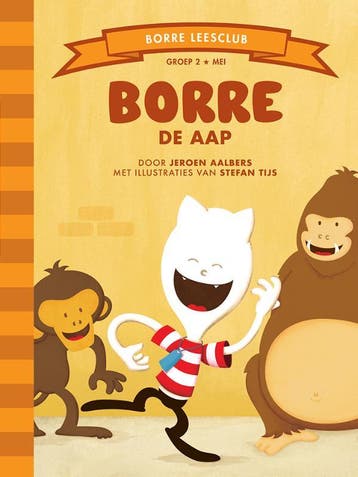 Borre de aap / De Gestreepte Boekjes 9789089220523, Verzenden, Zo goed als nieuw, Jeroen Aalbers