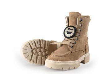 Nubikk Veterboots Meisjes in maat 25 Bruin, Kinderen en Baby's, Verzenden, Jongen of Meisje, Nubikk, Schoenen
