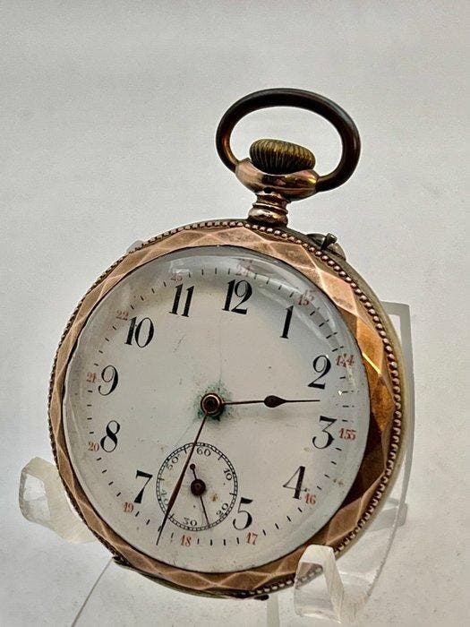 Cilindro Argento . Incisione di cavallo . Rara cassa, Bijoux, Sacs & Beauté, Montres | Hommes
