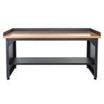 Datona Werkbank met bamboe werkblad en legbord - 200 cm -, Ophalen of Verzenden, Nieuw