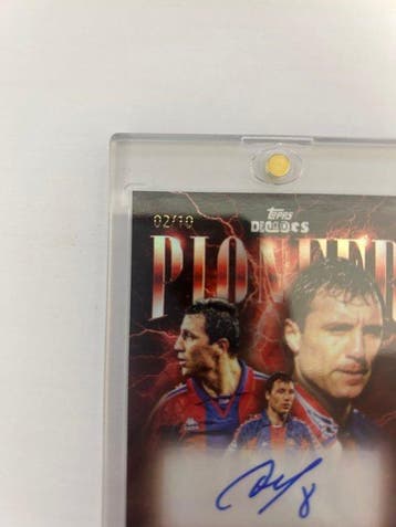 Topps Topps Decades Hristo Stoichkov 02/10 Gesigneerde, Nieuw