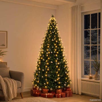 vidaXL Kerstboomverlichting met 250 LEDs net 250 cm, Verzenden