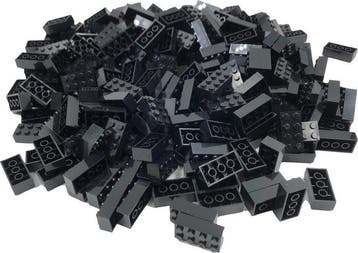 Lego Briques - Lego 3001 2x4 bricks zwart 100 stuks