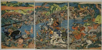 Katsukawa Shuntei /  (1770–1824) Kawanakajima Kassen —