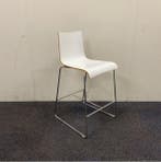 barkruk zithoogte 61 cm, wit - chroom