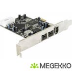 Delock 89153 PCI Express x1-kaart > 2 x externe FireWire B +, Computers en Software, Verzenden, Nieuw