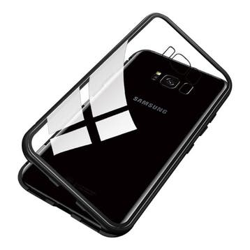 Samsung Galaxy A8 Plus Magnetisch 360° Hoesje met Tempered, Verzenden, Nieuw