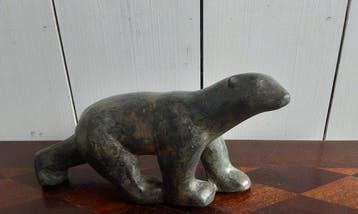 P. Chenet - Figuur - Beer - 16,5 cm - Brons