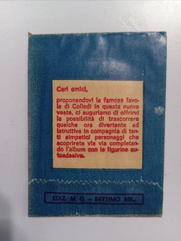 1975 Edizioni M. C. PINOCCHIO Originele verpakking Pack -, Nieuw