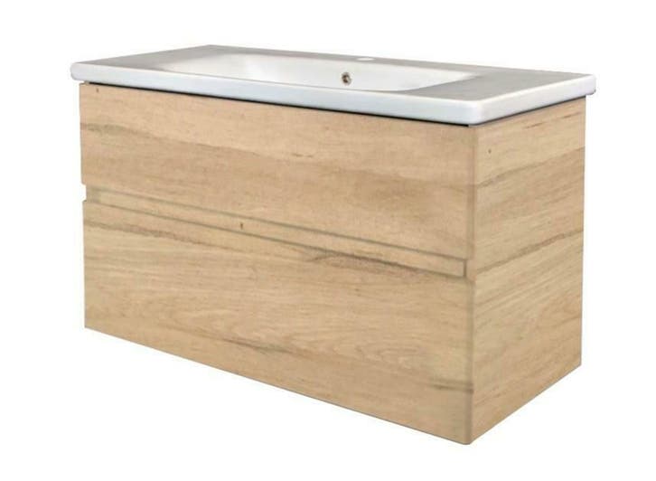 Quick-Greeploos meubel onderkast + wastafel 80 cm oceanic-A, Maison & Meubles, Salle de bain | Meubles de Salle de bain, Enlèvement ou Envoi