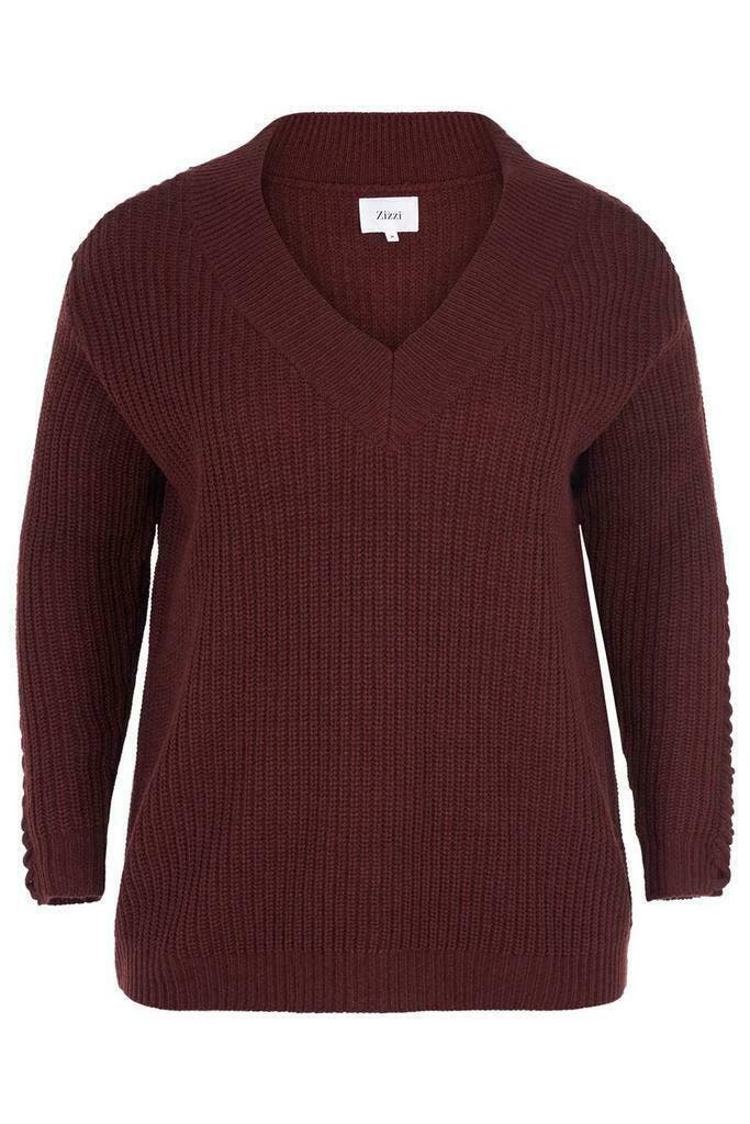Trui Zizzi CAMA gebreid v-hals maat xl, Vêtements | Femmes, Pulls & Gilets, Envoi