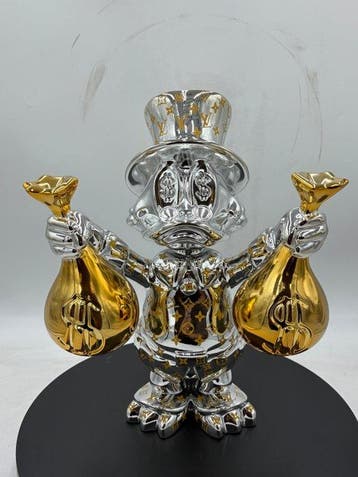 Naor - Sculpture, Picsou - 45 cm - Résine - 2023