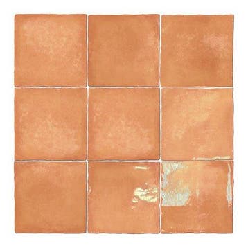 Wandtegel Terracotta 13x13cm (Muurtegels, Afbouwmaterialen), Bricolage & Construction, Dalles & Carrelages, Ophalen of Verzenden