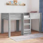 vidaXL Stapeld bed voor kids Grijs Sonoma 90 x 200 cm, Verzenden, Nieuw