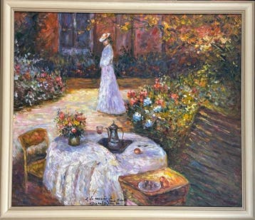 Bernard Dufour (1922-2016) - Le Déjeuner de Camille Monet à