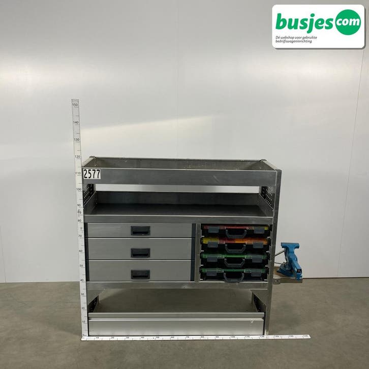 Aluca aluminium bedrijfswageninrichting gebruikt (nr 2577), Auto-onderdelen, Overige Auto-onderdelen, Gebruikt, Verzenden