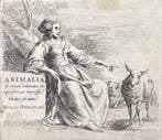 Nicolaes Berchem (1620-1683) - 4 tavv. della serie Animalia