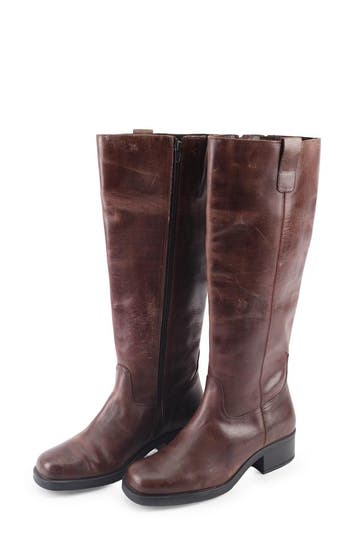 Manfield Laarzen in maat 41 Bruin, Kleding | Dames, Hoge laarzen, Bruin, Verzenden, Zo goed als nieuw