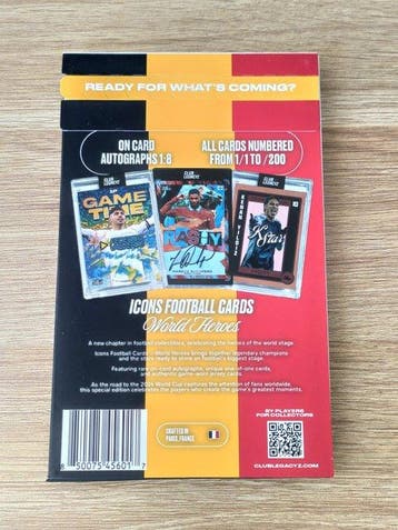 Club Legacyz Icons - World Heroes - 1 Sealed box - Near Mint