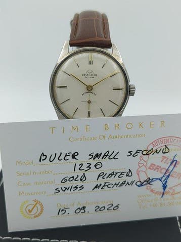 Buler - Small Second - Sans prix de réserve - Homme -, Nieuw