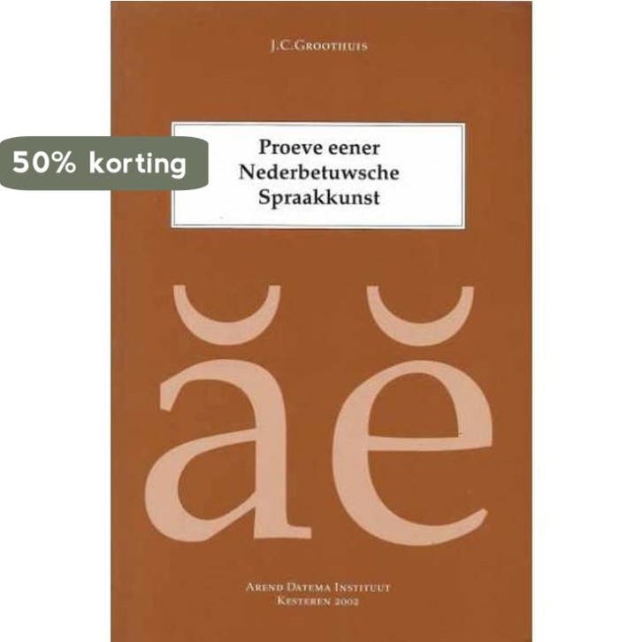 Proeve eener Nederbetuwse spraakkunst / Osenvoren / 70, Boeken, Overige Boeken, Zo goed als nieuw, Verzenden