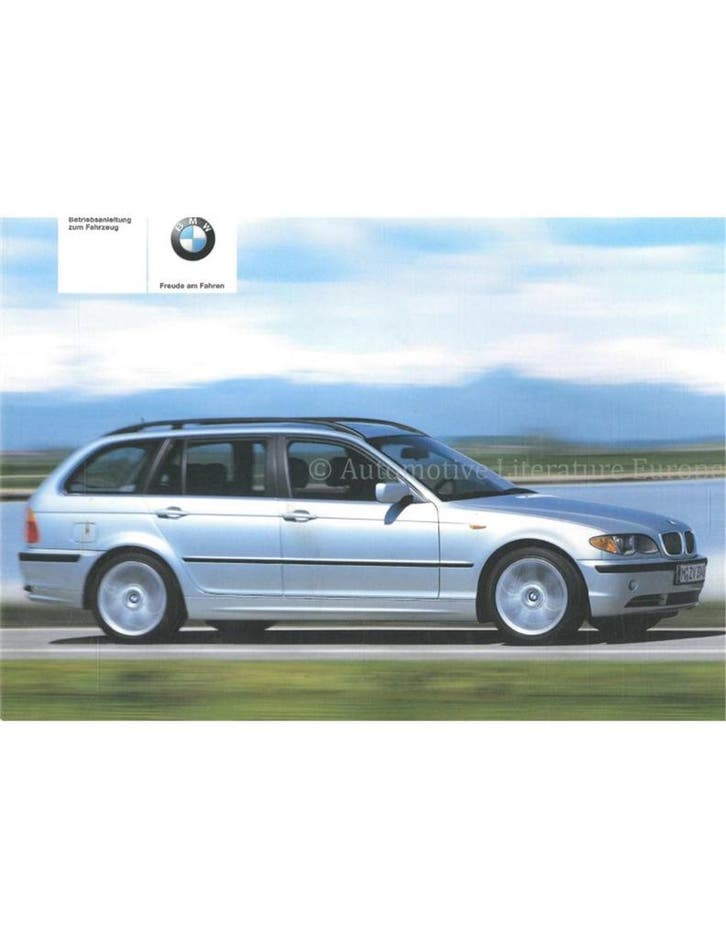 2004 BMW 3 SERIE TOURING INSTRUCTIEBOEKJE DUITS, Autos : Divers, Modes d'emploi & Notices d'utilisation