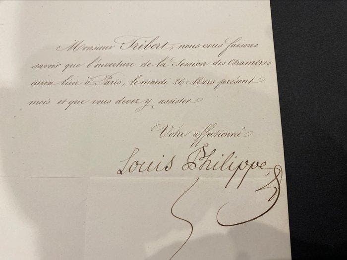 LOUIS PHILIPPE Roi des Français - Convocation a louverture, Verzamelen, Film en Tv