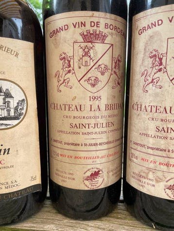 1979 Château Mauvesin, 1997, 1995 x 3 Château La Bridane &, Nieuw