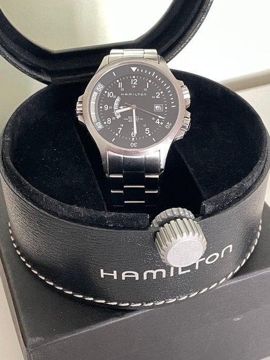Hamilton - Khaki GMT - H77615133 - Homme - 2008, Bijoux, Sacs & Beauté, Montres | Hommes