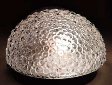 Plafondlamp (2) - Een paar mid-century modern Bubble Glass