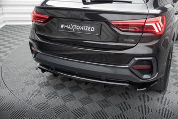Rear Splitter (with vertical bars) voor Audi Q3 F3 Sportback, Ophalen of Verzenden