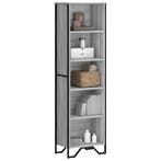vidaXL Boekenkast 50x31x169 cm bewerkt hout grijs sonoma, Verzenden