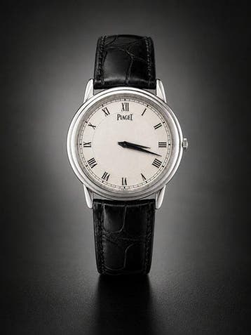 Piaget - Gouverneur 90968 Platinium - 13233YZ - Homme - 1997, Handtassen en Accessoires, Horloges | Heren, Nieuw