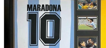 Football G.O.A.T.S - Signed by Pele (+) and Diego Maradona
