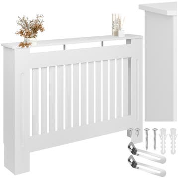 Radiatorombouw Vila, in lamellenontwerp, met plank, Verzenden, Nieuw