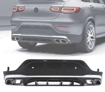 Diffuseur Pour Mercedes Glc X253 Coupé 20- Noir, Verzenden