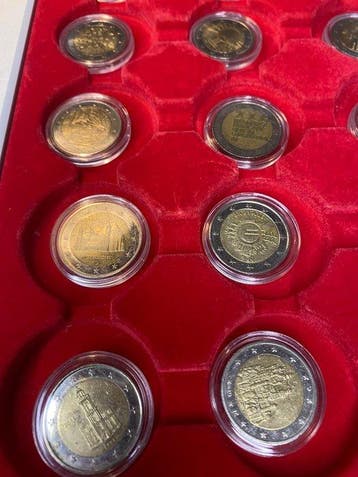 Europa. 2 Euro Various Years (24 coins) (Zonder