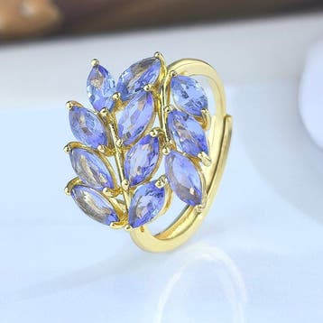 Zonder minimumprijs - Ring - 18 karaat Zilver, Geel goud,