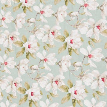 BA231 - Couvre-lit floral - prêt à lemploi – Vert et Blanc