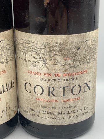 1978 Domaine Michel Mallard & Fils, Corton grand cru & Cote