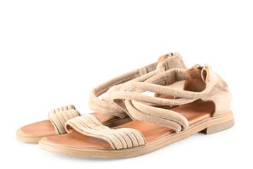 Omoda Sandalen in maat 40 Beige, Verzenden, Beige, Omoda, Sandalen of Muiltjes