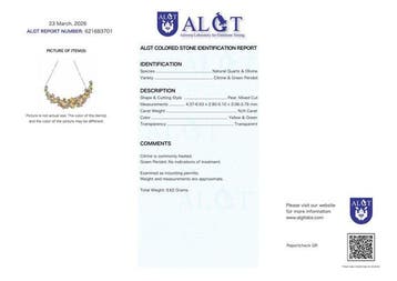 Sans prix de réserve - Collier Argent - Gemmes mixtes -, Bijoux, Sacs & Beauté, Colliers