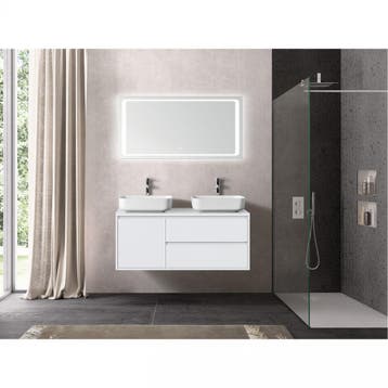 Florence Badmeubelset Birmingham 120cm Wit, Huis en Inrichting, Ophalen of Verzenden, Nieuw