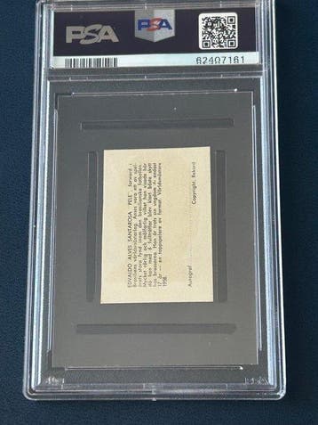 Rekord Journal World Cup 1958 - Rookie Pelé - PSA 4 Graded, Nieuw