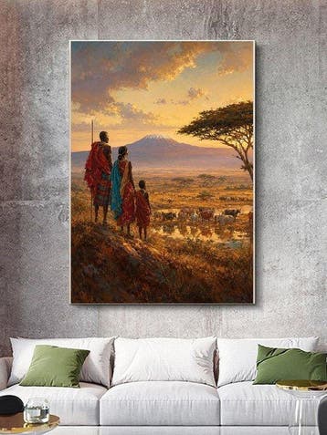 Shayer - Guardians of the African Horizon - XL - 60x80cm -