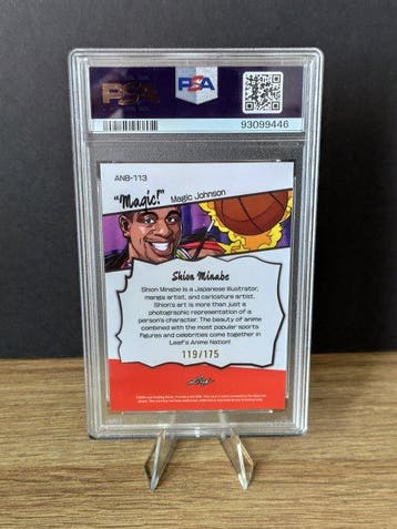 2024 - Leaf - Metal Anime Nation - Magic Johnson - Limited, Nieuw