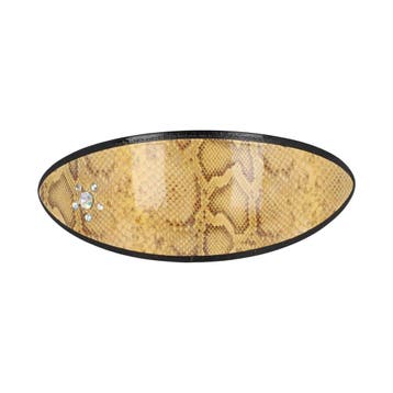 Haarspeld Patentspeld 10cm - Ovaal - Slangenprint -, Handtassen en Accessoires, Nieuw