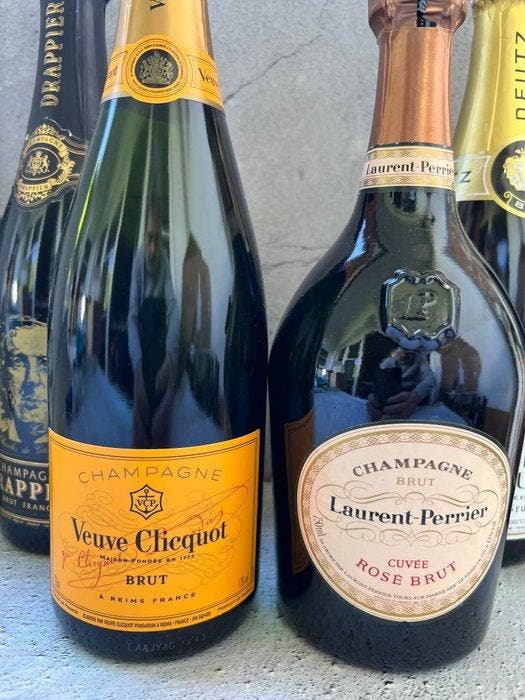 Deutz, Laurent-Perrier, Veuve Clicquot, Etienne Lefevre,, Verzamelen, Wijnen