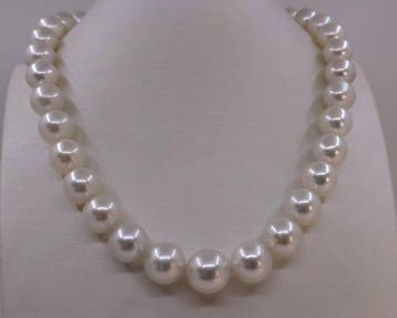 Collier Perles des Mers du Sud australiennes rondes